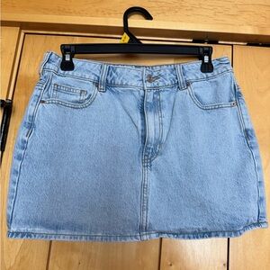 PacSun Sky Blue Denim Mini Skirt